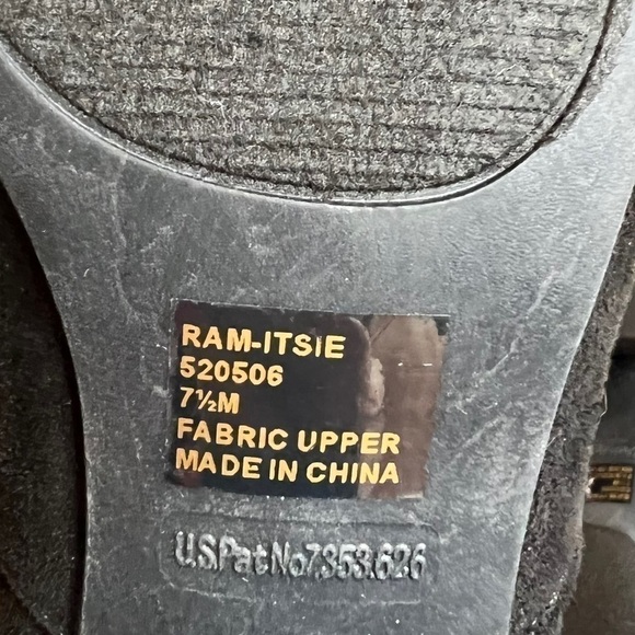 Rampage Floral Embroidered Black Velvety Sock Chunky Heel Boots - Picture 9 of 9